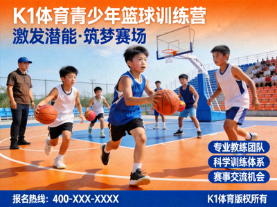 为青少年篮球训练营设计的体育营销活动